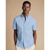 Charles Tyrwhitt Slim Fit Pure Cotton Oxford Shirt Sky Blue