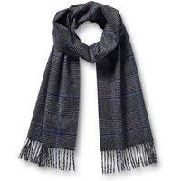 Charles Tyrwhitt Pure Cashmere Checked Scarf Grey