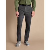 Charles Tyrwhitt Extra Slim Fit Pure Cotton Non-Iron Chinos Dark Grey