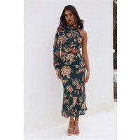 Love Your Needs Midi Dress Teal