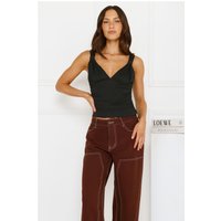 Sea Salt Air Top Black