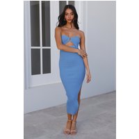 Promise Pledger Midi Dress Blue