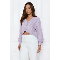 Cozying Up Cardigan Purple