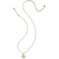Dira Pearl Gold Short Pendant Necklace Freshwater Cultured Pearl
