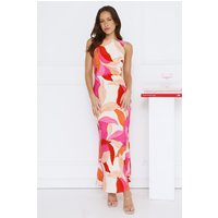 Technicolor Love Maxi Dress Pink