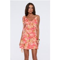 Summer Pastures Mini Dress Orange