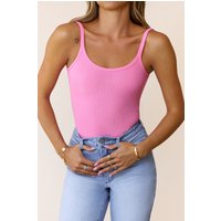 BASE Luxe Rib Weekender Cami Top Pink