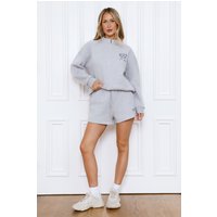 BASE Social Club Sweat Shorts Grey Marle