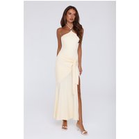 Daisy Flicker Halter Maxi Dress Yellow