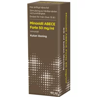 Minoxidil ABECE Forte Kutan lösning 50mg/ml Flaska, 60ml