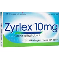 Zyrlex filmdragerad tablett 10 mg 14 st