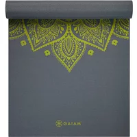 Gaiam Yoga Mat 6 mm Printed Citron Sundial