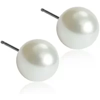 Blomdahl Örhängen Nt Pearl, White, 5 mm 1 par