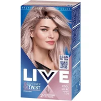 Schwarzkopf Live Lightener + Twist Hårfärg 104 Cool Lilac