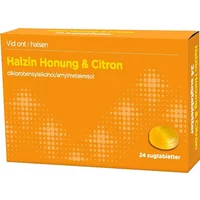 Halzin Honung & Citron Sugtablett Blister, 24tabletter