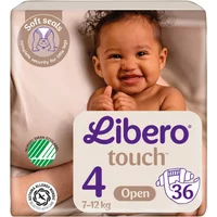 Libero Touch 4 Öppen Blöja 7-12 kg 36 st