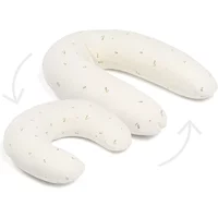Doomoo Amnings-gravidkudde 2-i-1 Quilt Creme Blomma