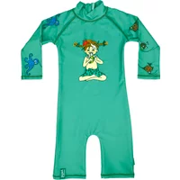 Swimpy UV-dräkt Pippi Söderhavet Grön 74-80