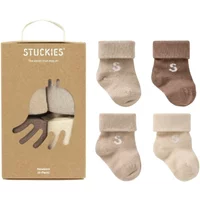 STUCKIES Strumpor för nyfödd 4-pack Doe
