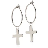 Blomdahl NT Ear Ring 14 mm Pendant Cross 11 mm