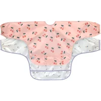 LÄSSIG Long Sleeve Bib Happy Fruits 2 st Cherry