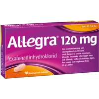 Allegra filmdragerad tablett 120 mg 10 st