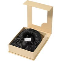 Lenoites Blowout Tie in Mulberry Silk Small Black