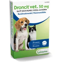Droncit vet. Tablett 50 mg 24 st