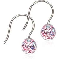 Blomdahl örhängen Blomdahl NT Mini Pendant Crystal Ball 6 mm Light Fantasy