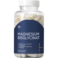 Hjärtats+ Magnesiumbisglycinat Natt Kapsel 100st