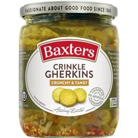 Baxters Crinkle Gherkins 500g