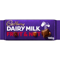 Iceland Deal Enjoy 33% Discount on Cadbury Fruit and Nut Bar 180g
