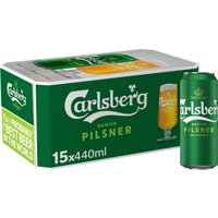 Iceland Enjoy a 32% Discount on Carlsberg Danish Pilsner 15 x 440ml Cans