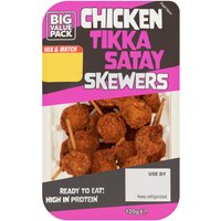 Chicken Tikka Satay Skewers 120g