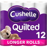 Iceland Get 10% Discount on Cushelle Quilted Toilet Roll 12 Rolls Extra Sheets