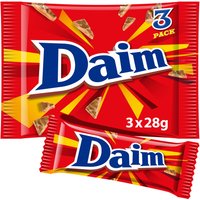 Daim Chocolate Bar 3 Pack Multipack 84g (3 x 28g)