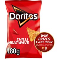 Doritos Chilli Heatwave Tortilla Chips Sharing Crisps 180g