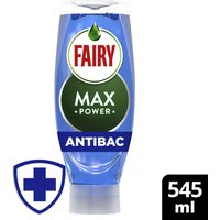 Iceland 50% Discount Fairy Max Power Antibacterial Washing Up Liquid 545ML