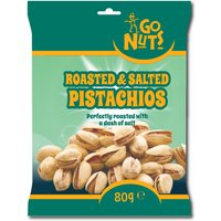 Go Nuts Roasted & Salted Pistachios 85g