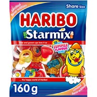 HARIBO Starmix Fruit & Cola Flavour Jelly & Foam Sweets Sharing Bag 160g