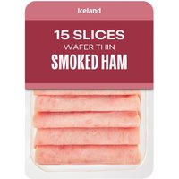 Iceland 15 Slices (Approx.) Wafer Thin Smoked Ham 120g