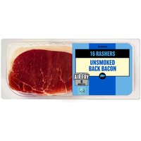 Iceland 16 Rashers (approx.) Unsmoked Back Bacon 500g