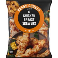 Iceland 4 Chicken Breast Skewers 340g