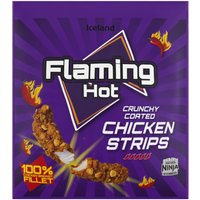 50% Off Iceland Spicy Crunchy Coated Chicken Strips 500g
