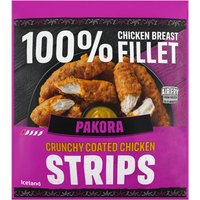 Iceland Pakora Crunchy Coated Chicken Strips 475g