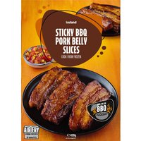 Iceland Deal Enjoy 50% Off Icelandic Sticky BBQ Pork Belly Slices 420g
