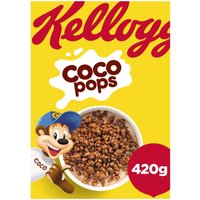 Iceland Get 33% Discount on Kelloggs Coco Pops Chocolate Breakfast Cereal 420g