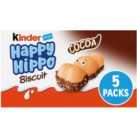 Kinder Happy Hippo Chocolate Cream Biscuits Multipack 5 x 20.7g (103g)