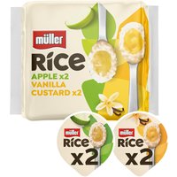 Muller Rice Vanilla Custard & Apple Low Fat Desserts