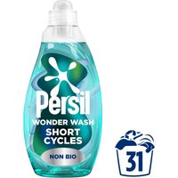 Persil Wonder Wash Non Bio Liquid Detergent Speed Clean 837 ml (31 washes)